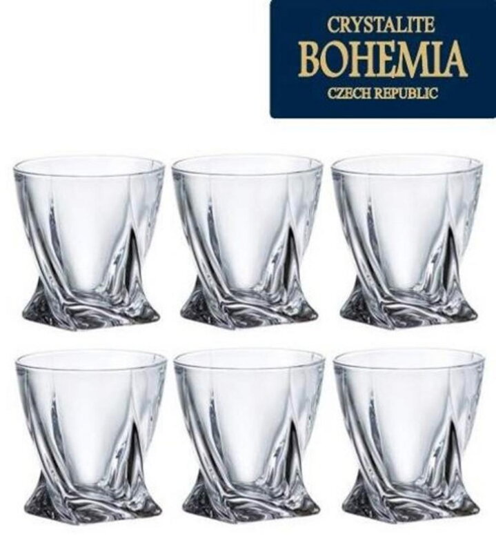 Pohár 340 ml na whisky 6ks QUADRO BOHEMIA