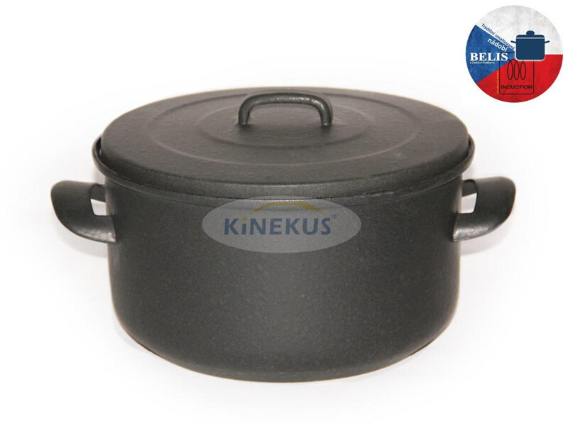 Hrniec smalt + pokr. BSE 16cm/1,5L Hrniec smalt + pokr. BSE 16cm/1,5L
