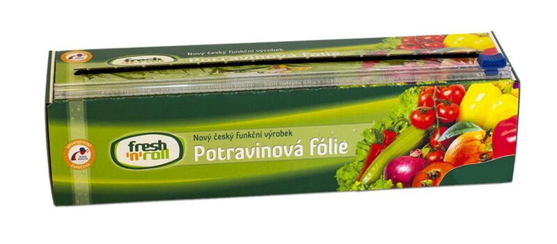 Fólia potravinová 100 m/30 cm s rezačom Fólia potravinová 100 m/30 cm s rezačom