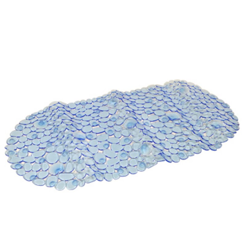 Podložka do vane 69x35 cm oval modrá transparentná Podložka do vane 69x35 cm oval modrá transparentná