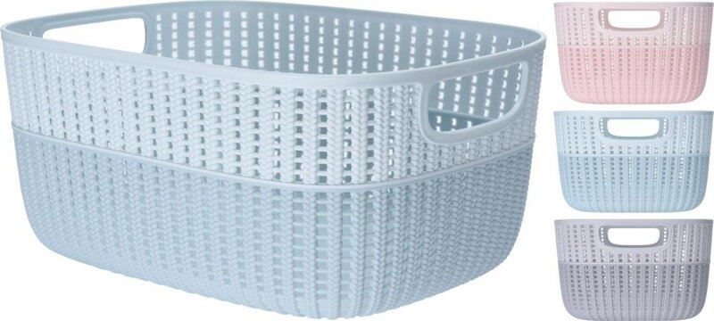 Košík úložný plast 15L