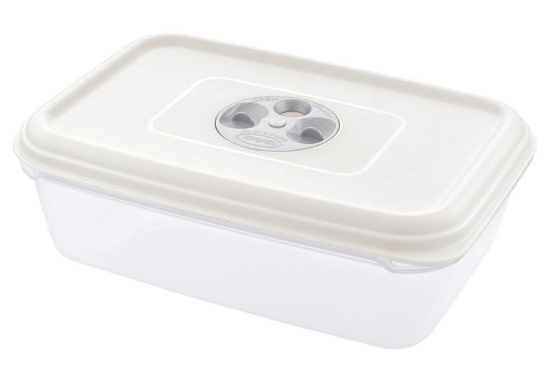 Dóza na potraviny UH 3,1L 28X19XH9CM do mikrovlnky obdĺ. s ventilom "Fresh Wave"  TONTARELLI
