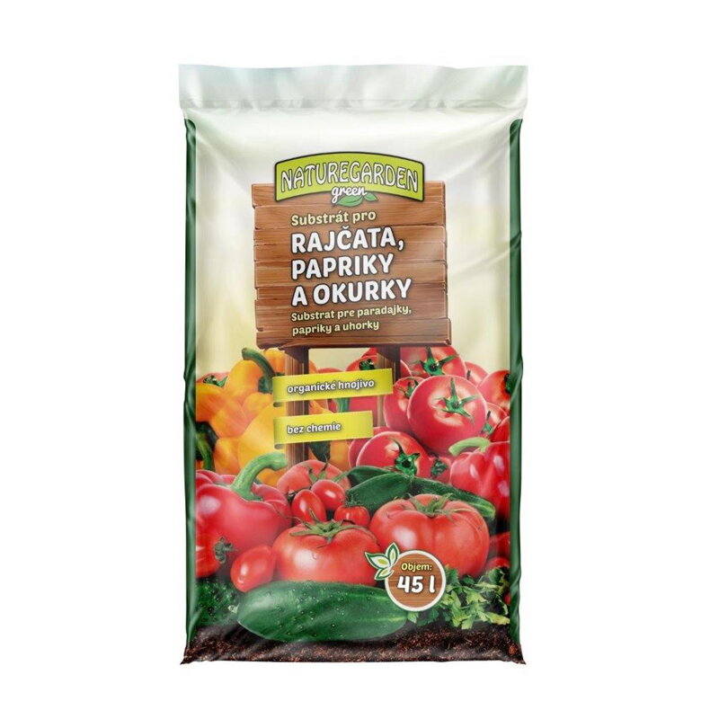 Substrát pre rajčiny a papriky 45L NATURE GARDEN