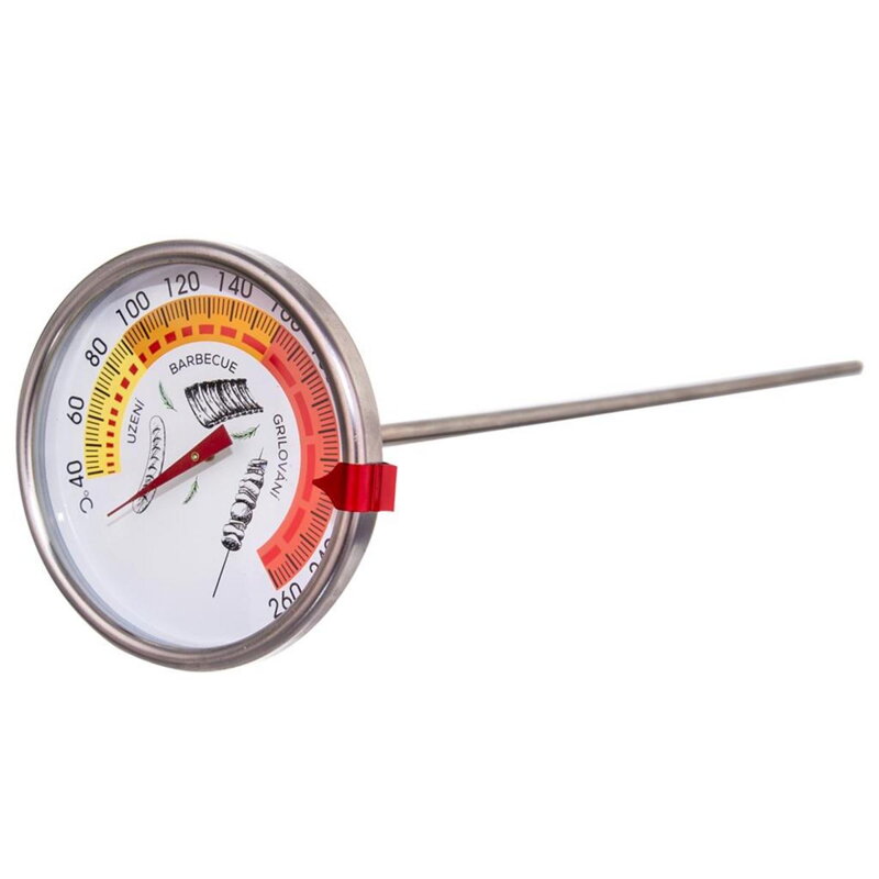 Teplomer nerez do udiarne pr. 7,5 cm s klipom Teplomer nerez do udiarne pr. 7,5 cm s klipom