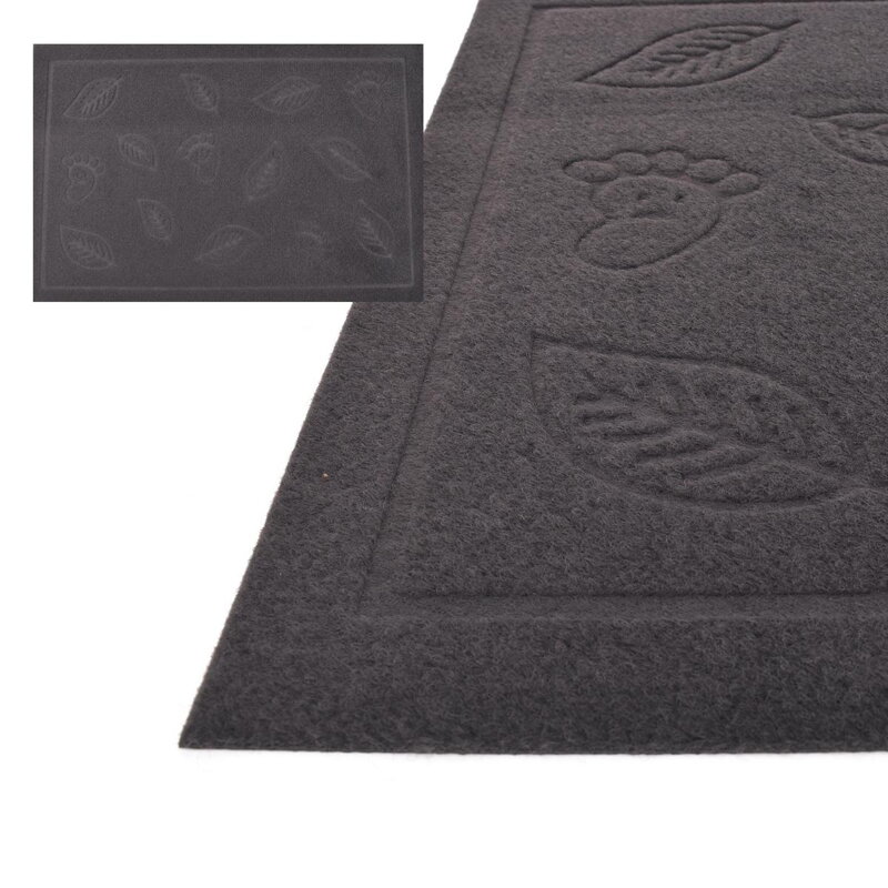Rohož 40x60 cm guma+textil šedá STEPS bezokrajová Rohož 40x60 cm guma+textil šedá STEPS bezokrajová