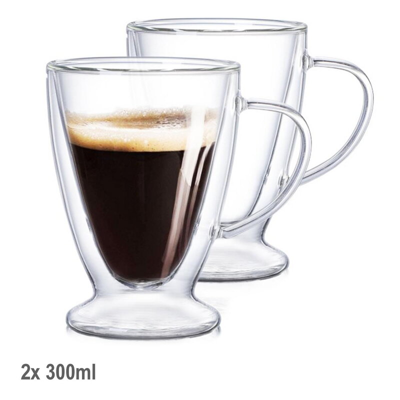 Hrnček sklo VIVA 300ml DUALI, sada 2ks Hrnček sklo VIVA 300ml DUALI, sada 2ks