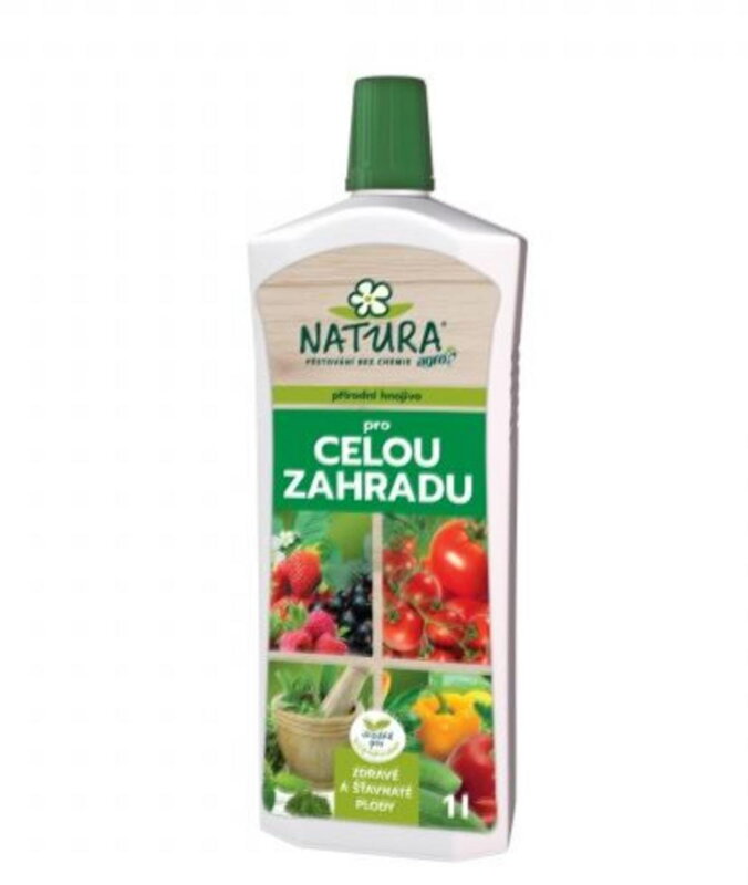 Hnojivo NATURA tekuté na celú záhradu 1L Hnojivo NATURA tekuté na celú záhradu 1L