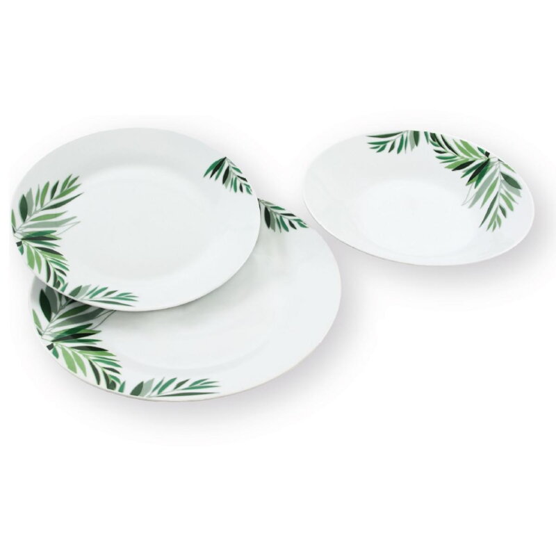 Tanier sada 18-dielna MOLY palma porcelán Skveler Tanier sada 18-dielna MOLY palma porcelán Skveler