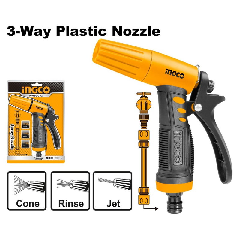 Pištoľ na vodu prúdnicová INGCO