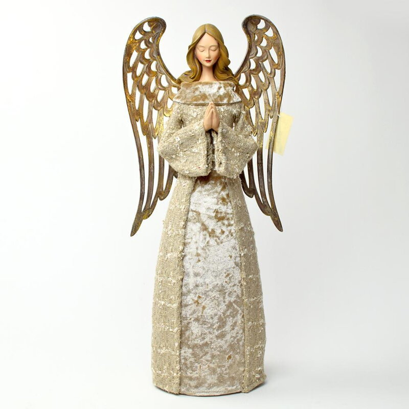 Postavička anjel LED 53,5x32x58,5 cm
