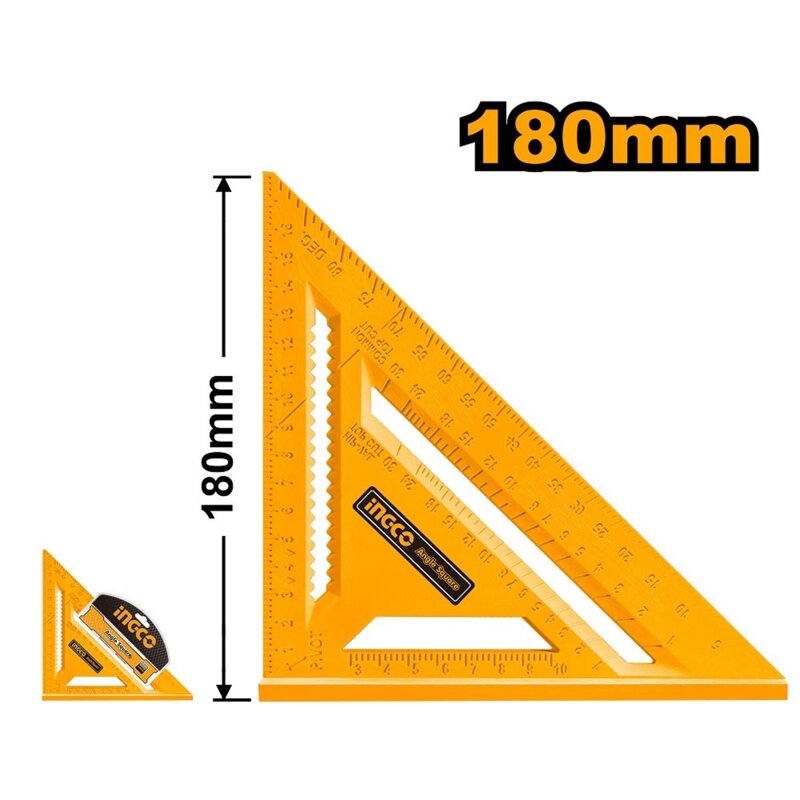 Uholník multifunkčný ABS 18cm INGCO Uholník multifunkčný ABS 18cm INGCO