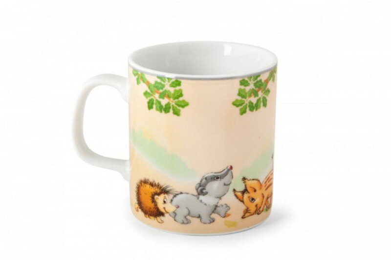 Hrnček detský porcelánový 225 ml lesné zvieratká KLC Hrnček detský porcelánový 225 ml lesné zvieratká KLC