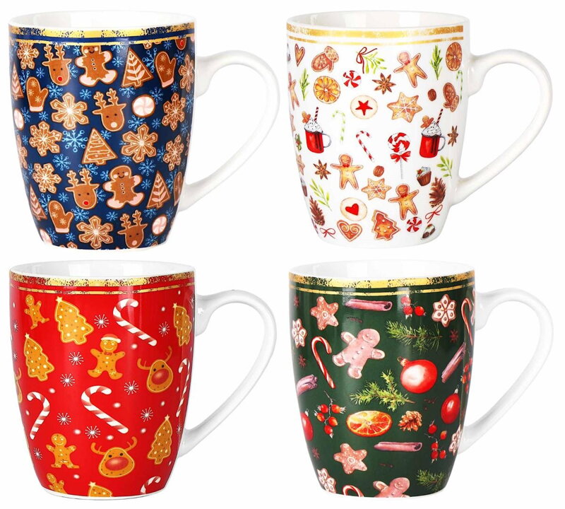 Hrnček porcelánový 360ml NOEL VIANOČNÝ mix Hrnček porcelánový 360ml NOEL VIANOČNÝ mix