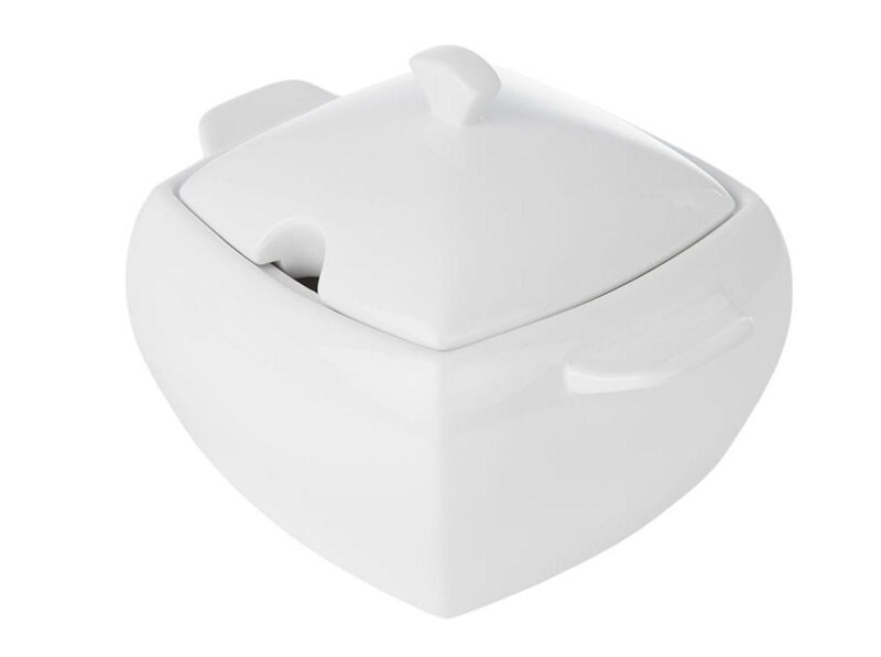 Misa na polievku porcelánová 4l FALA, hranatá, biela Misa na polievku porcelánová 4l FALA, hranatá, biela