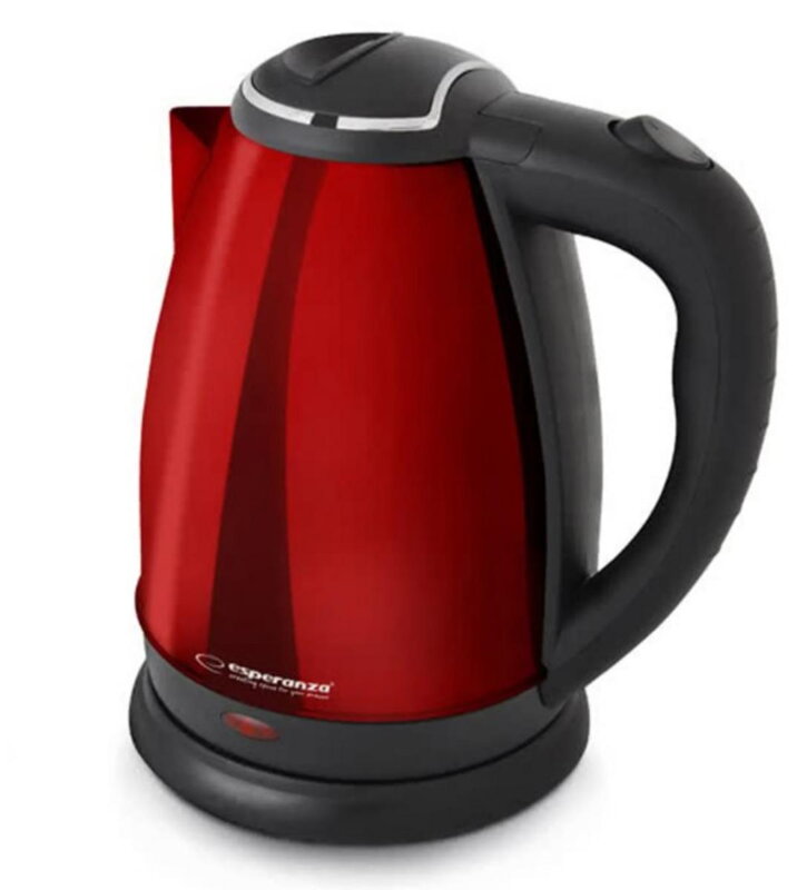 Kanvica rýchlovarná VICTORIA 1,8L,1800 W NEREZ červená