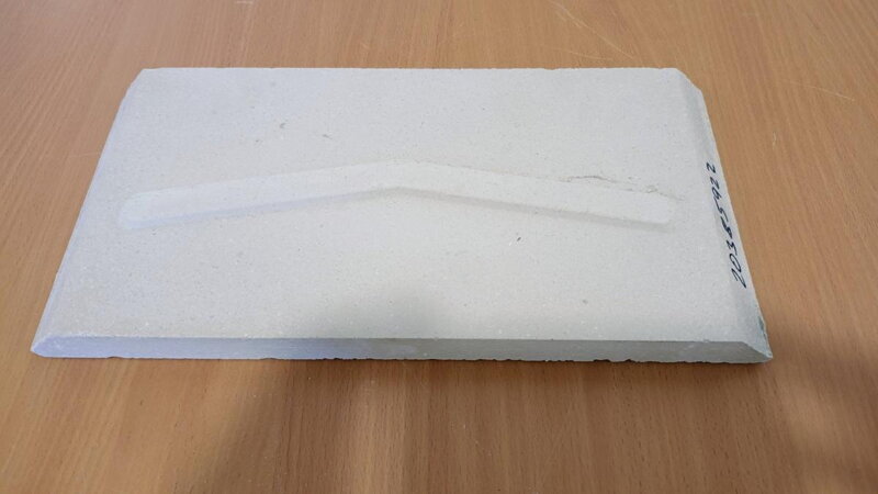 ND tehla šamotová OG-22 - 180x370mm, s vystupkom BLIST ZAR/MODENA