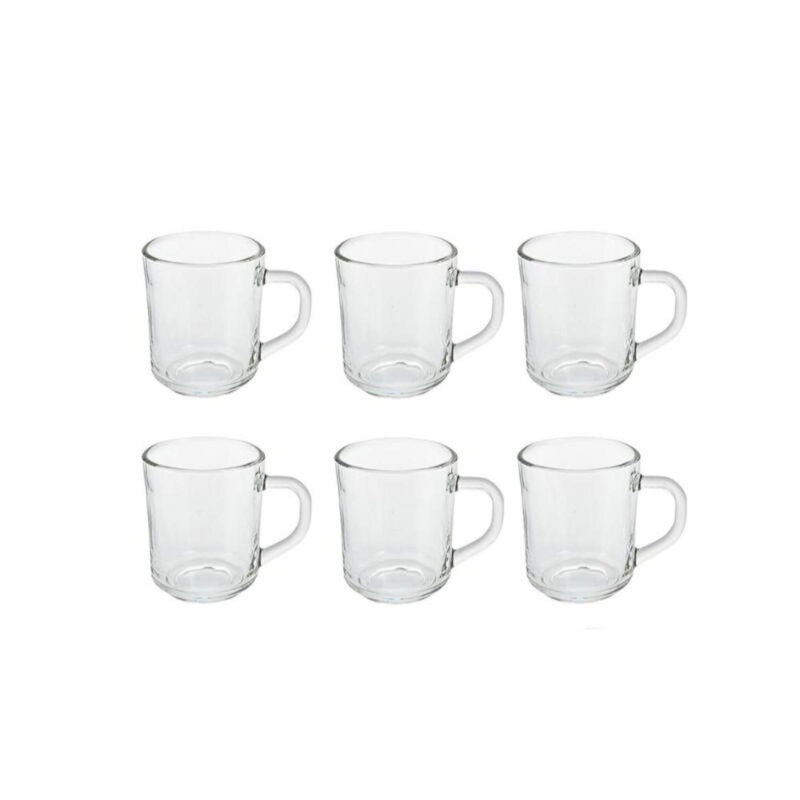 Hrnček sklo 240ml sada 6ks