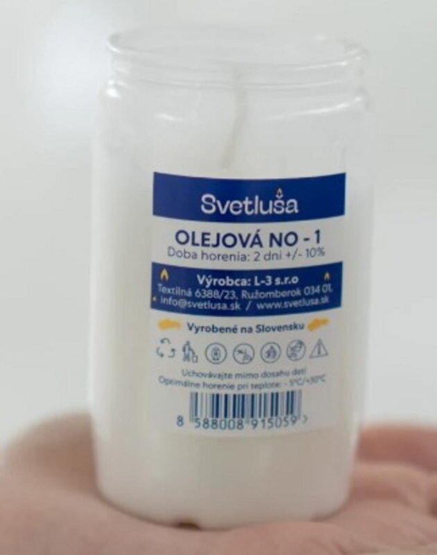 Náplň do kahanca olejová 130g doba horenia 2dni Náplň do kahanca olejová 130g doba horenia 2dni