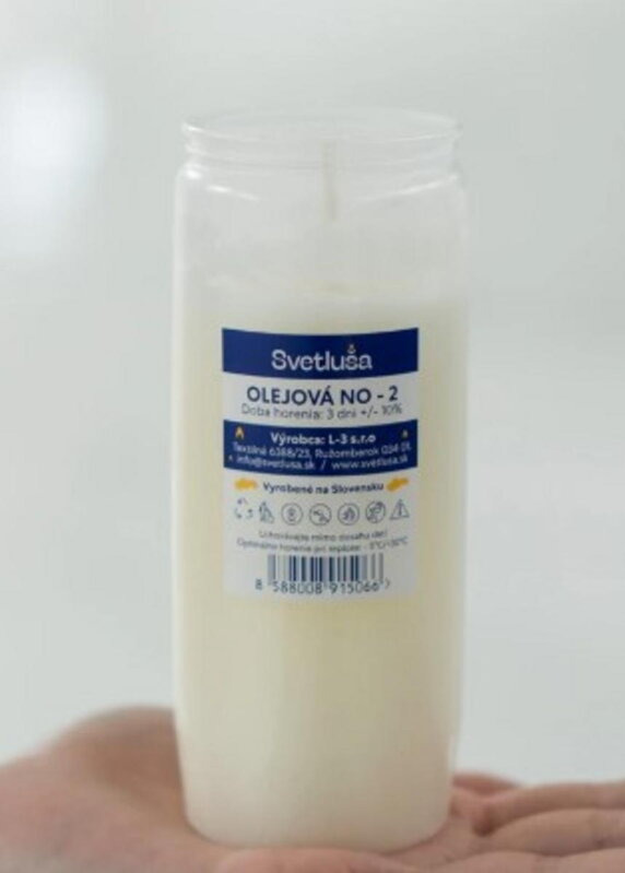 Náplň do kahanca olejová 200g doba horenia 3dni Náplň do kahanca olejová 200g doba horenia 3dni