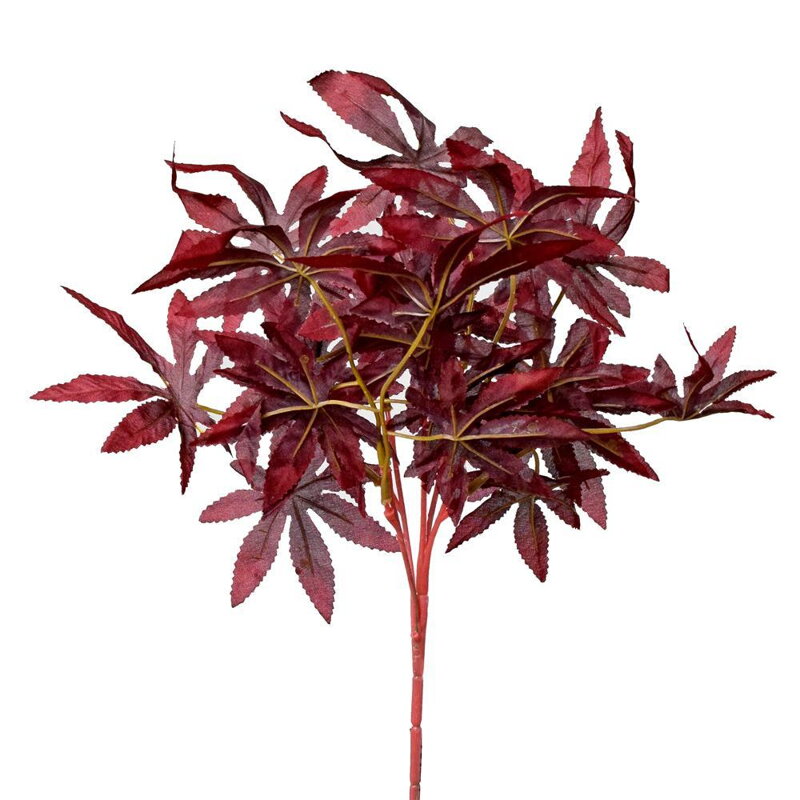 Ozdoba zapichovacia vetvička jeseň bordo 40cm