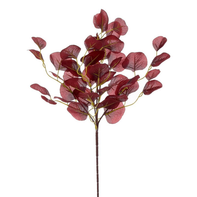 Ozdoba zapichovaicia eukalyptus bordo 49cm