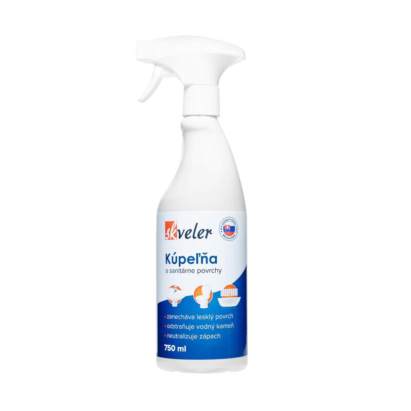 Čistič kúpeľňa 750ml SKVELER Čistič kúpeľňa 750ml SKVELER