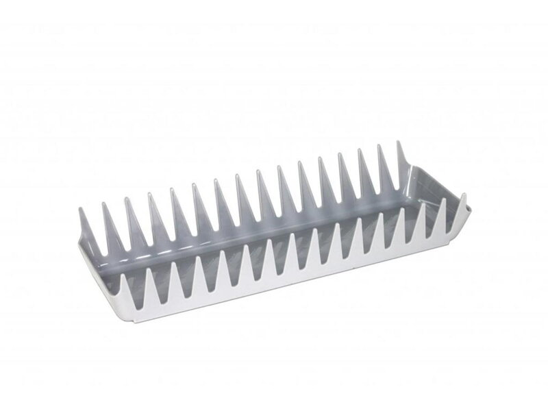 Odkvapávač na taniere žralok 37 cm sivý