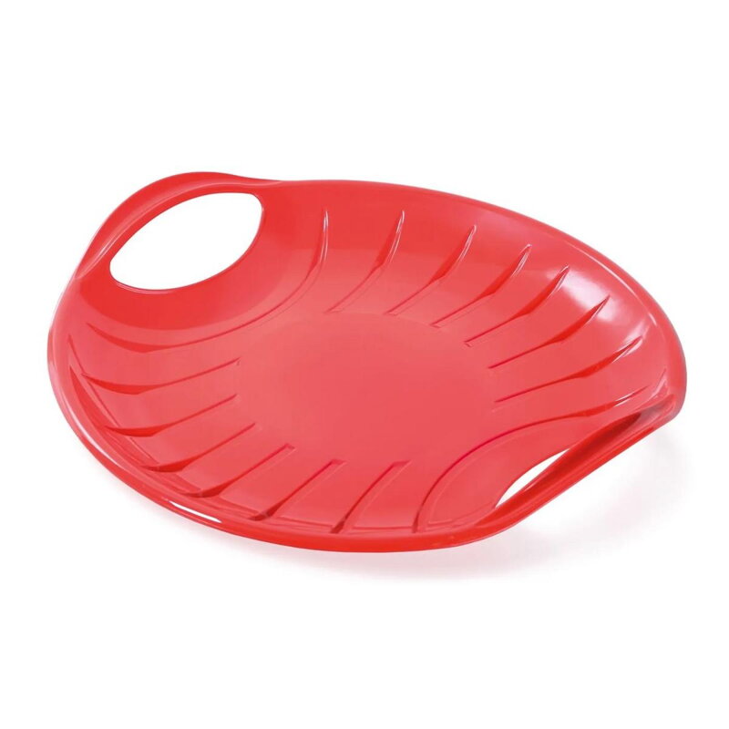 Klzák na sneh SPEED malý tanier 60x60cm UH červený KLC