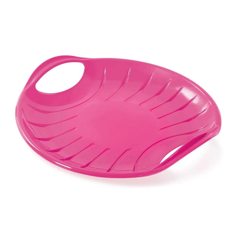 Klzák na sneh SPEED malý tanier 60x60cm UH rúžový