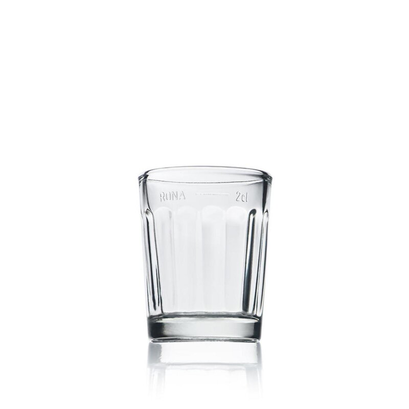 Pohár 20ml štamprlík sklo s ciachom