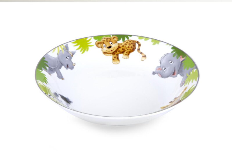 Tanier detský hlboký porcelánový 19 cm dizajn AFRIKA