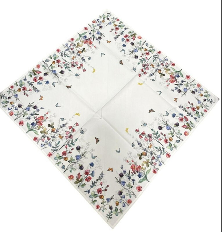 Obrus s potlačou celoročný LÚČNE KVETY, 85x85cm Obrus s potlačou celoročný LÚČNE KVETY, 85x85cm