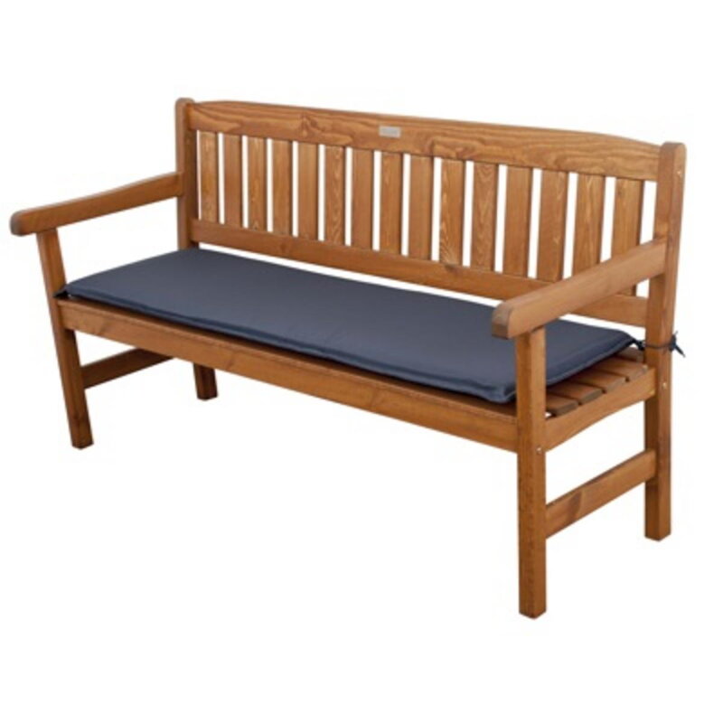 Poduška sedák na lavicu 120x45x6cm antracit DOPPLER