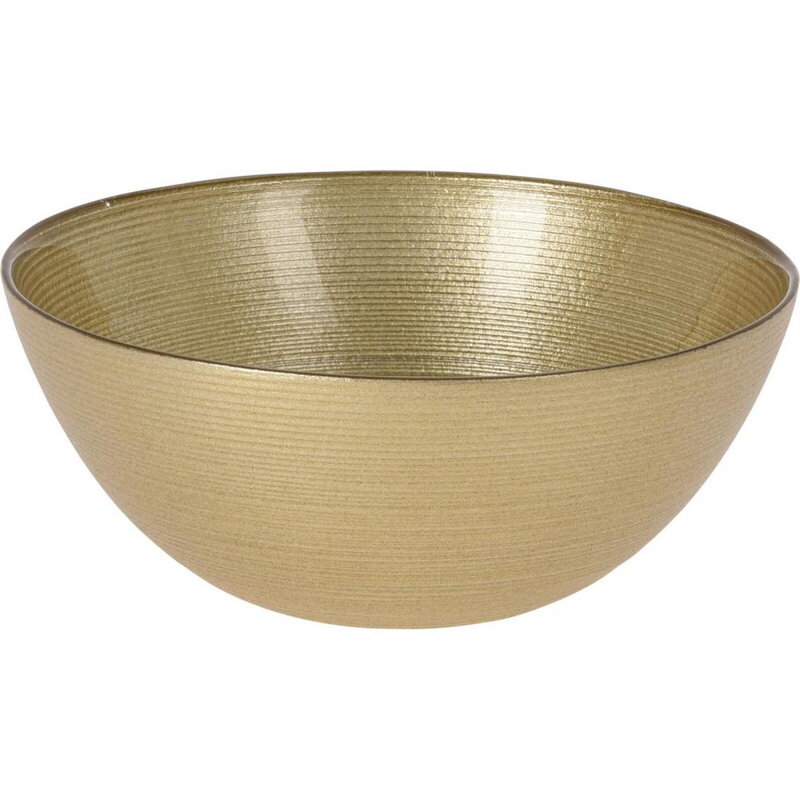 Miska 15 cm sklo zlatá