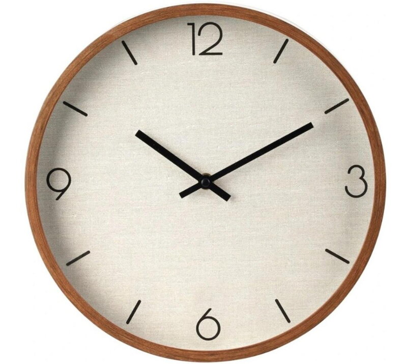 Hodiny nástenné 30 cm dizajn drevo
