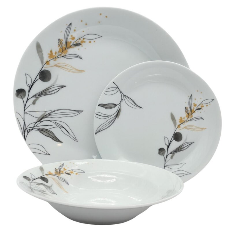 Tanier sada 18-dielna VŔBA, extra white Tanier sada 18-dielna VŔBA, extra white