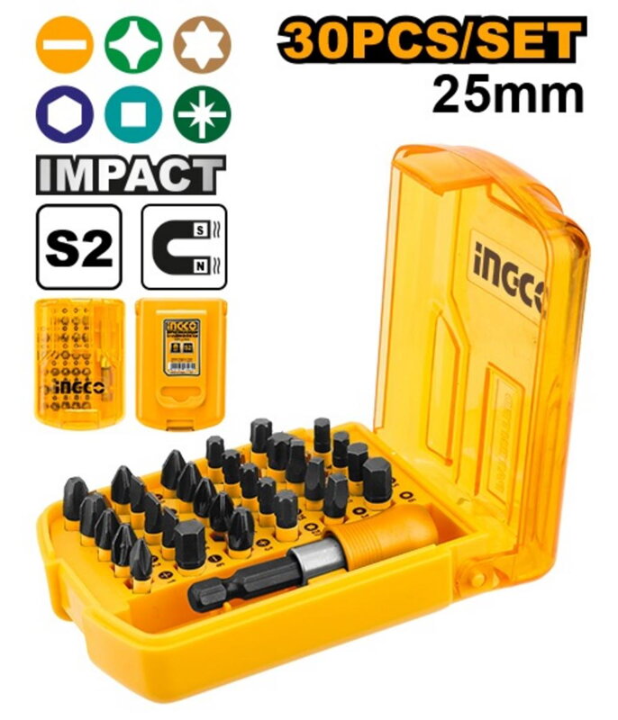 Bit MIX sada 30d, 25mm INGCO INDUSTRIAL