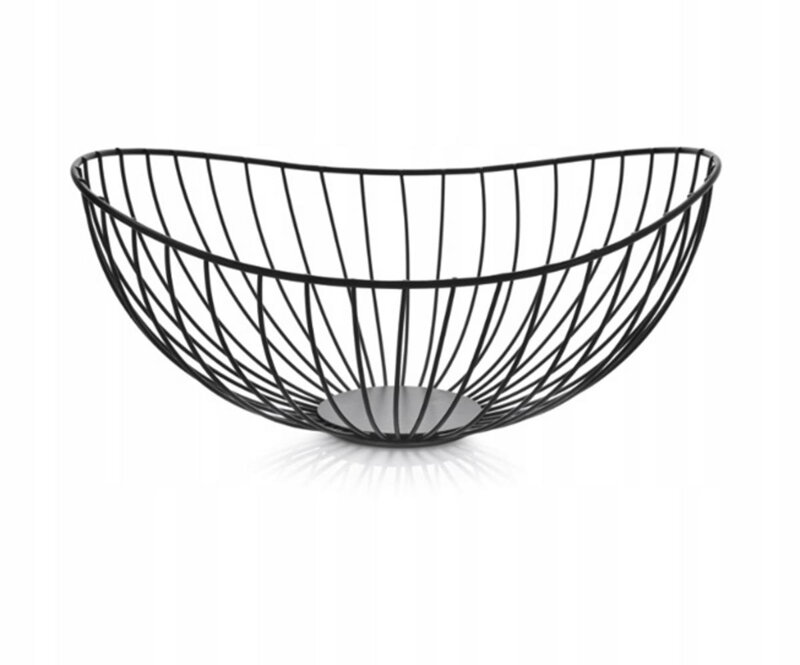 Košík na ovocie DECOR 30cm čierny
