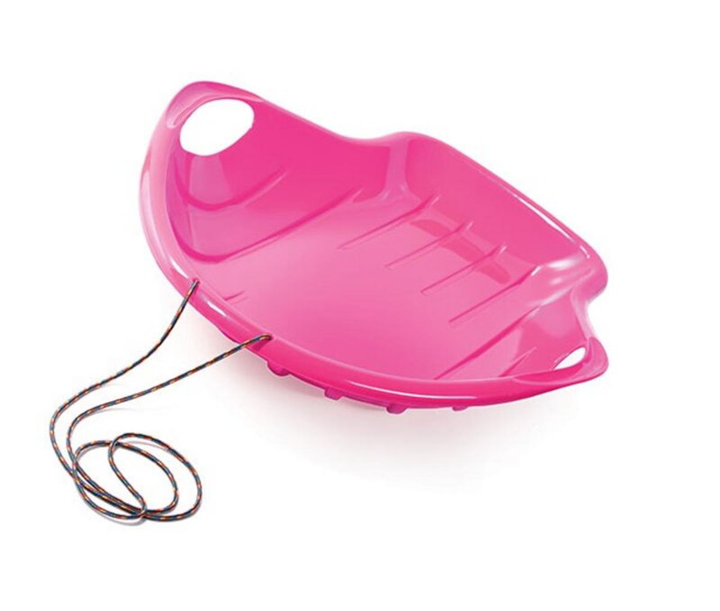 Klzák na sneh BIG malý, mušľa ružová