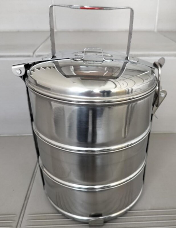 Obedár 16cm 3dielny, nerez