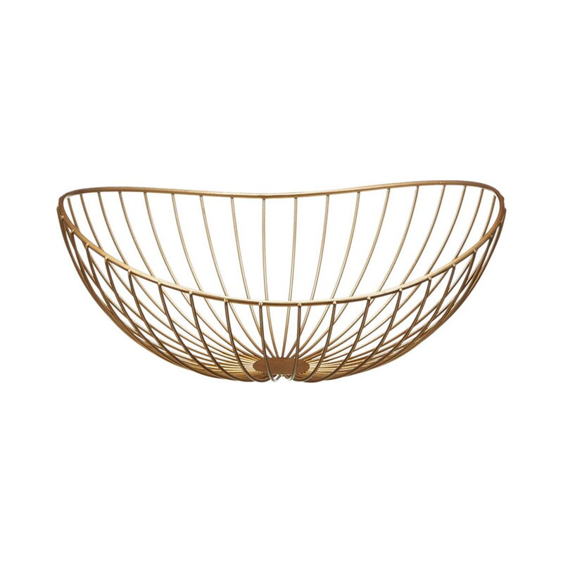 Košík na ovocie DECOR 30cm zlatý Košík na ovocie DECOR 30cm zlatý