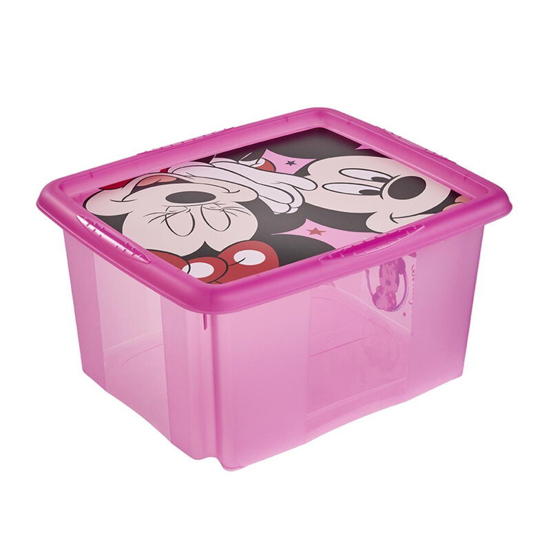 Box 24L detský Minnie Mouse 42x35,5x22,5 cm, svetlo ružový
