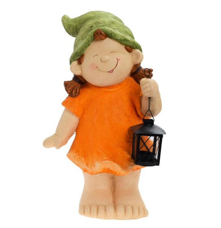 Postavička dievča s lampášom 45 cm