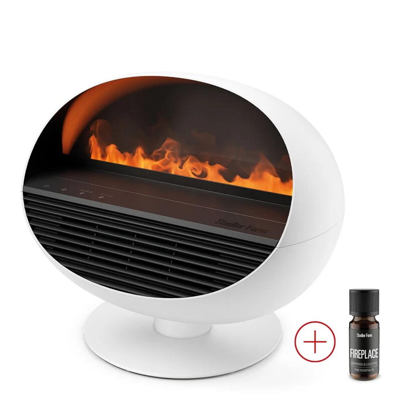 Ohrievač teplovzdušný ERIK Stadler Form 3v1, efekt krbu a aróma difuzér, 800/1 500 W