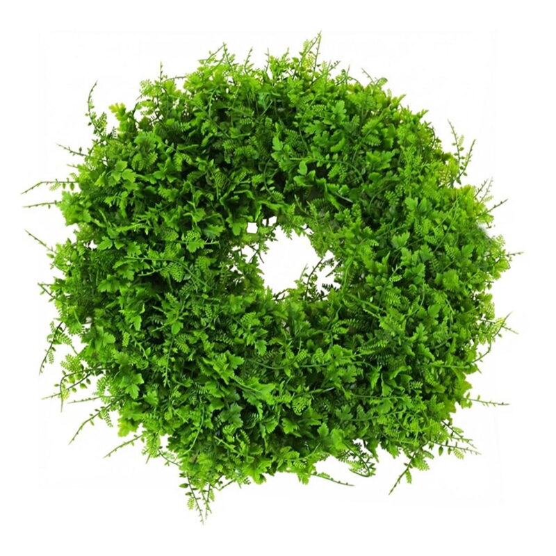 Veniec 45 cm papraď zelený