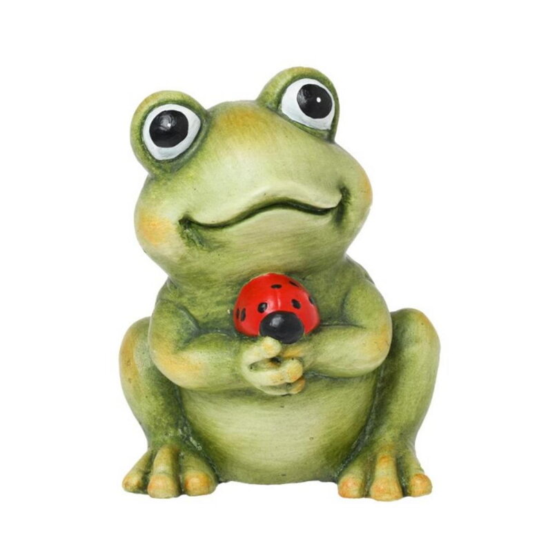 Postavička žaba 20 cm keramika