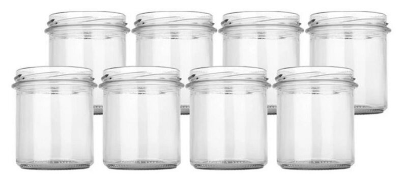 Pohar zavárací TO 82 350 ml bez viečka balenie 8ks