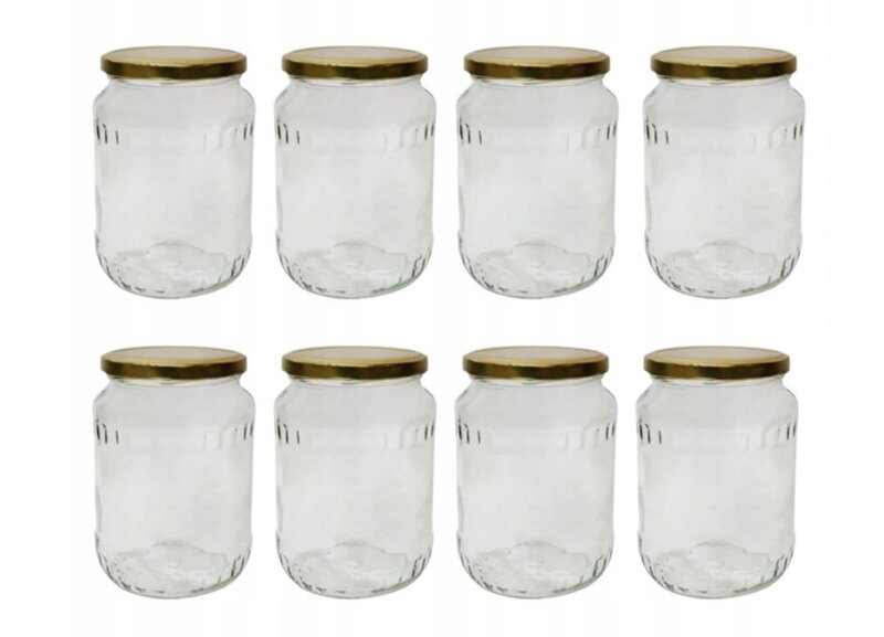 Pohár zavárací TO 82 720 ml s viečkom KLC balenie 8ks