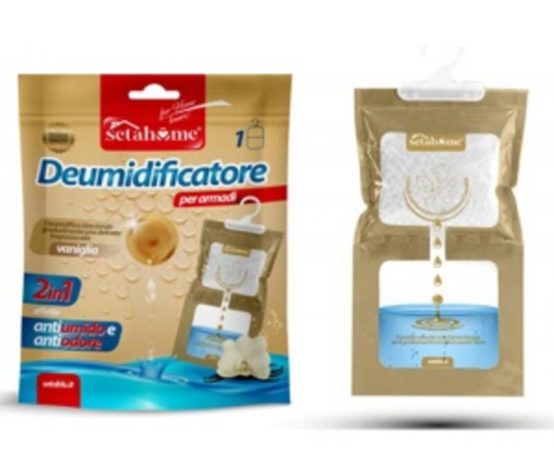 Odvlhčovač 500 ml závesný s vôňou vanilka