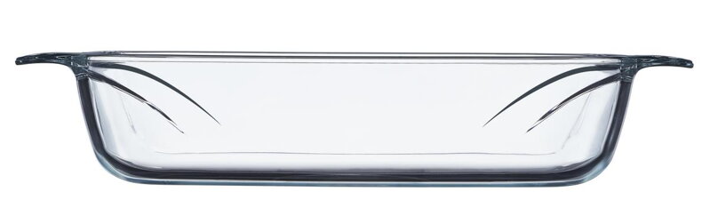Pekáč hranatý, 39x25x7cm, 4L, sklo číre PYREX